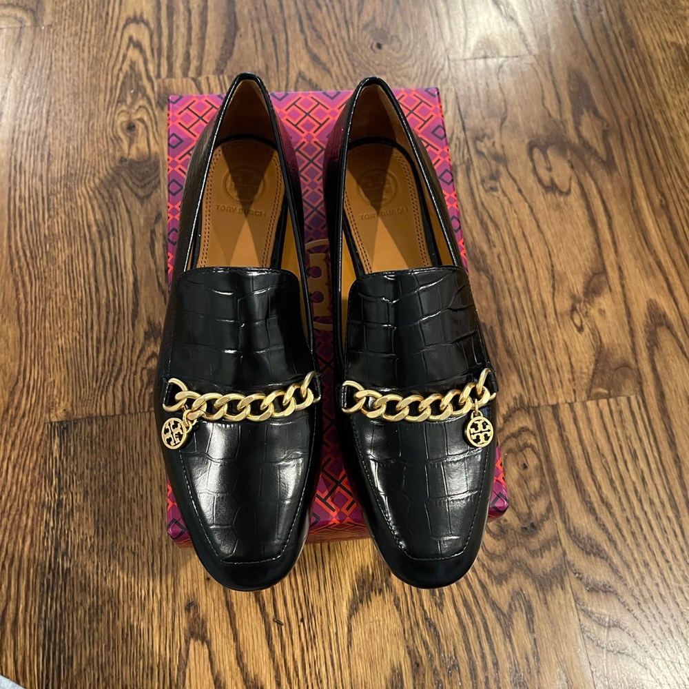 Tory Burch Croc Loafers